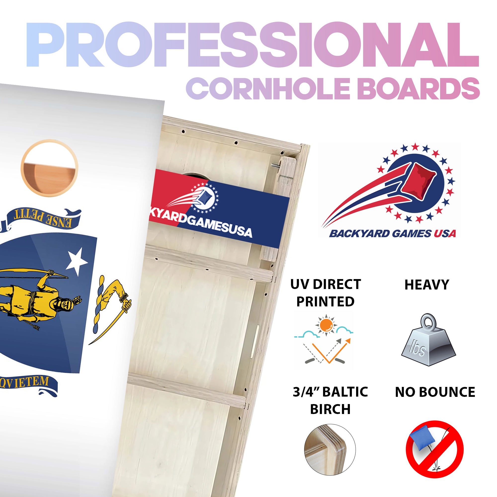 Massachusetts Professional Cornhole Boards