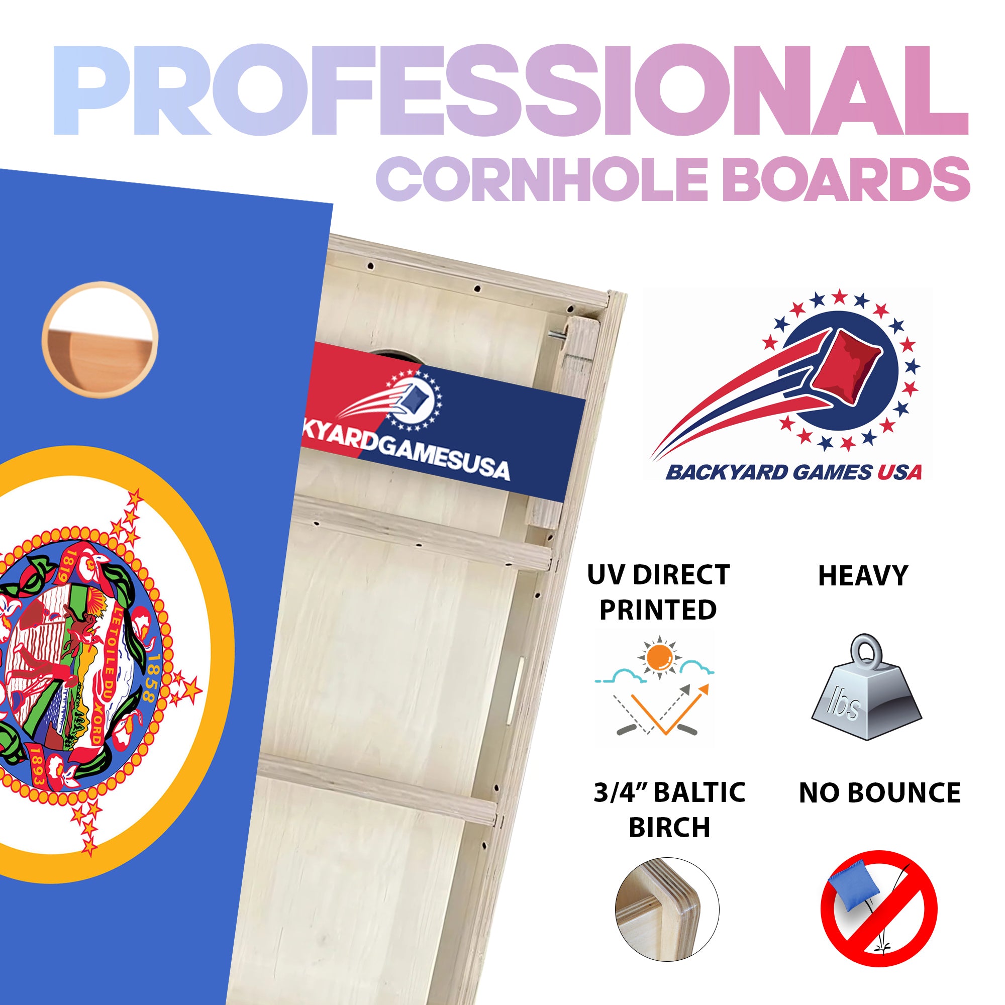 Minnesota Professional Cornhole Boards