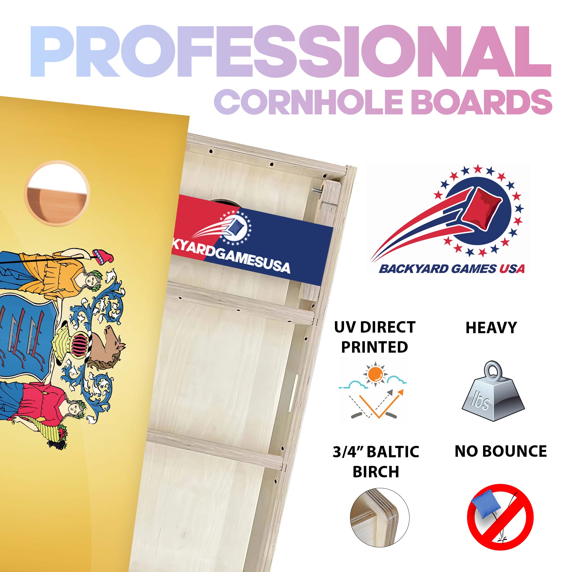 New Jersey Professional Cornhole Boards