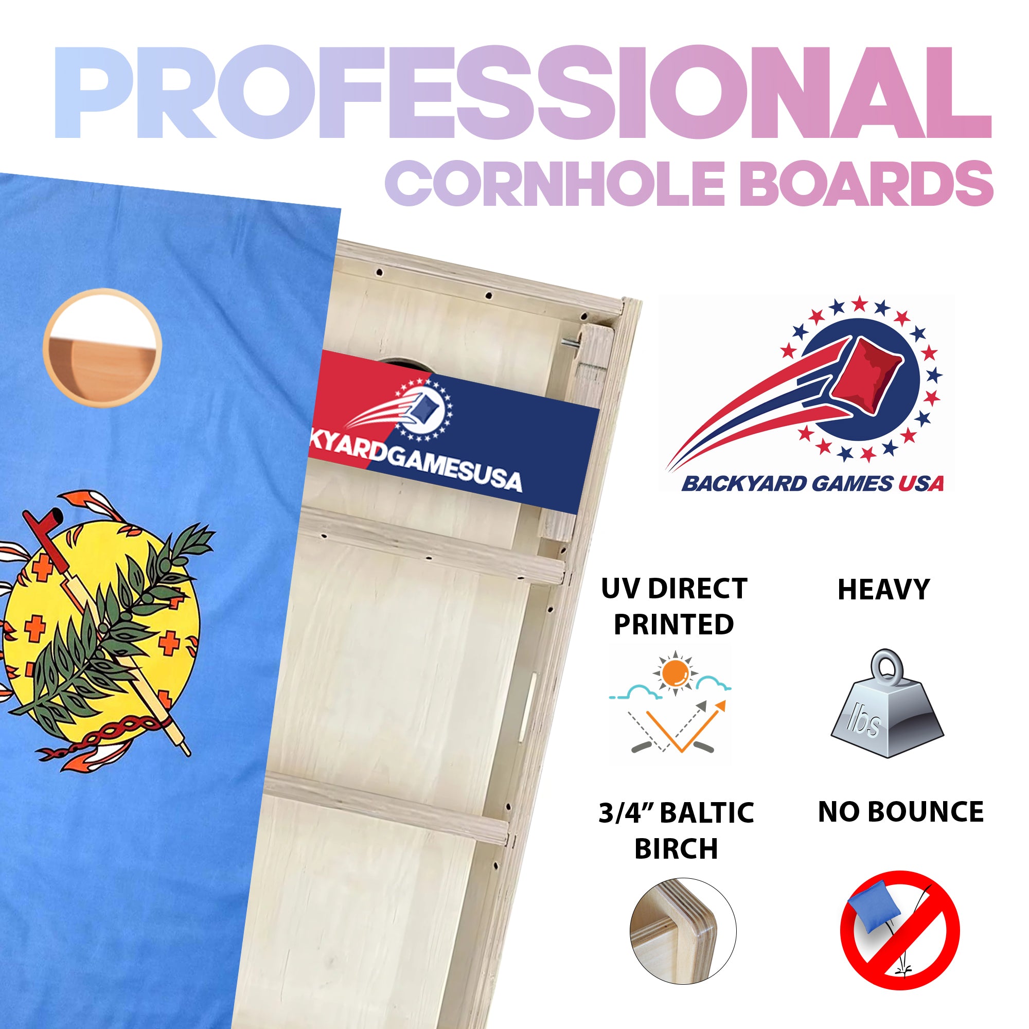 Oklahoma Professional Cornhole Boards