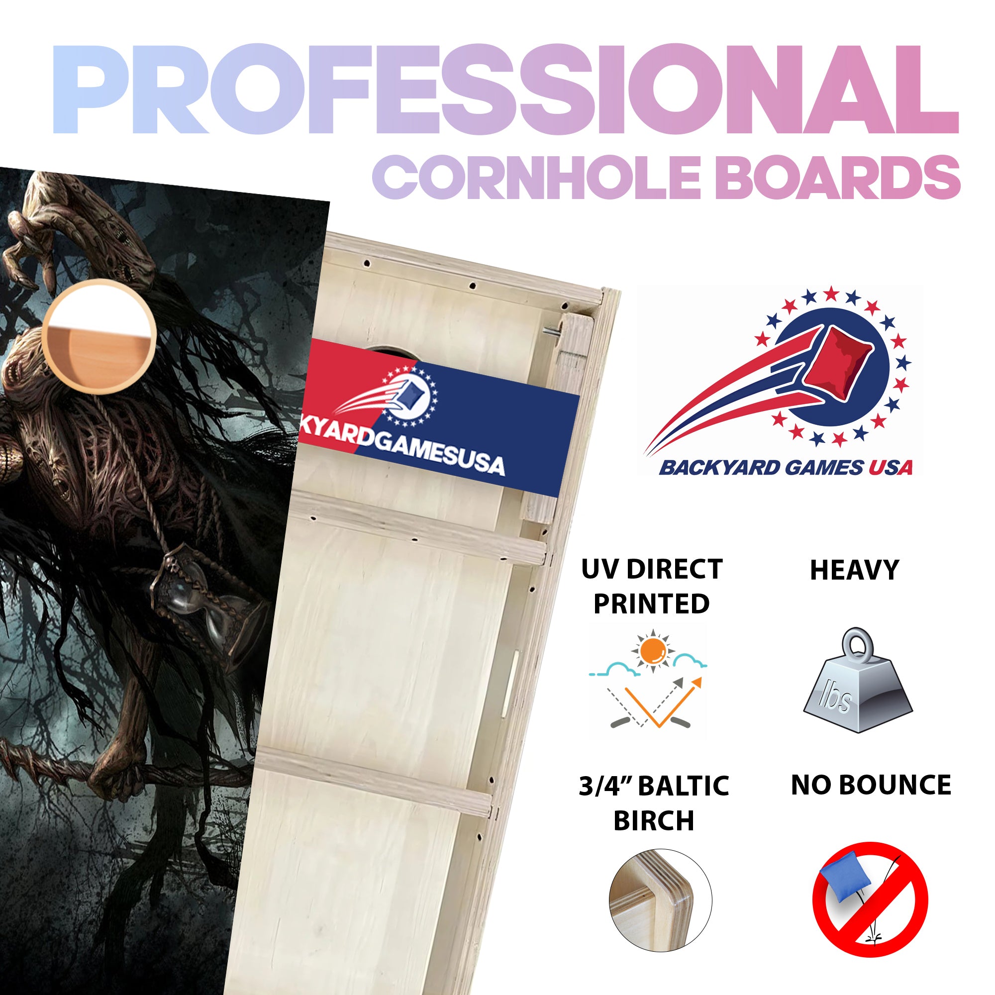 Halloween Professional Cornhole Boards