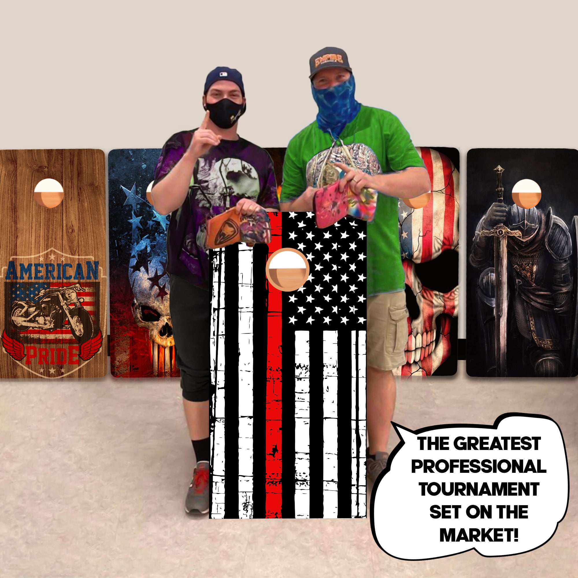 Red Line Professional Cornhole Boards