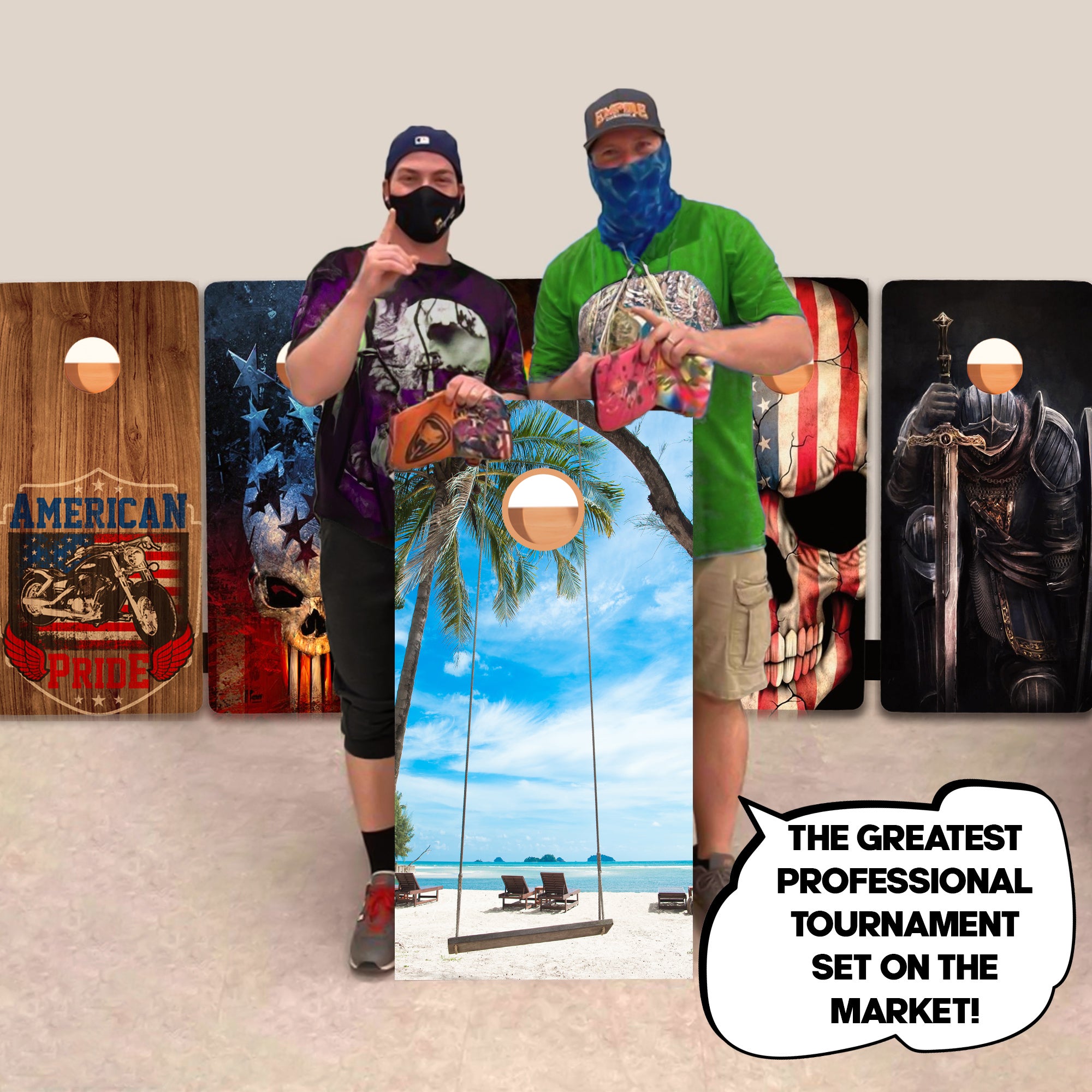 Ocean Pier Professional Cornhole Boards