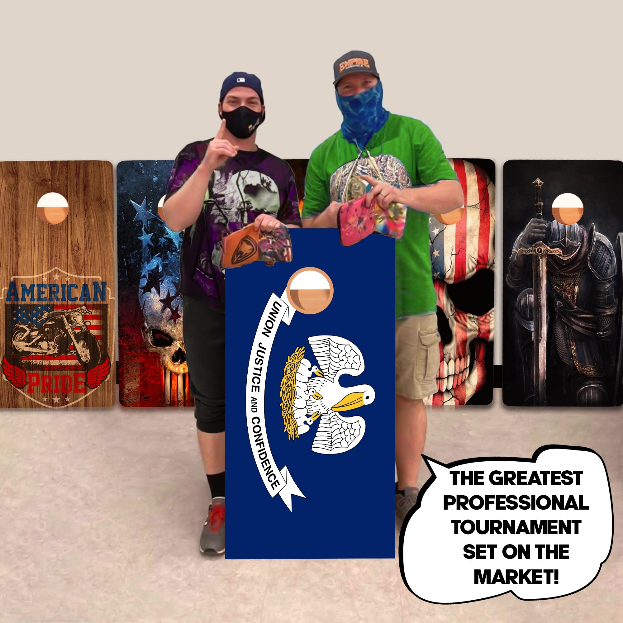 Louisiana Professional Cornhole Boards