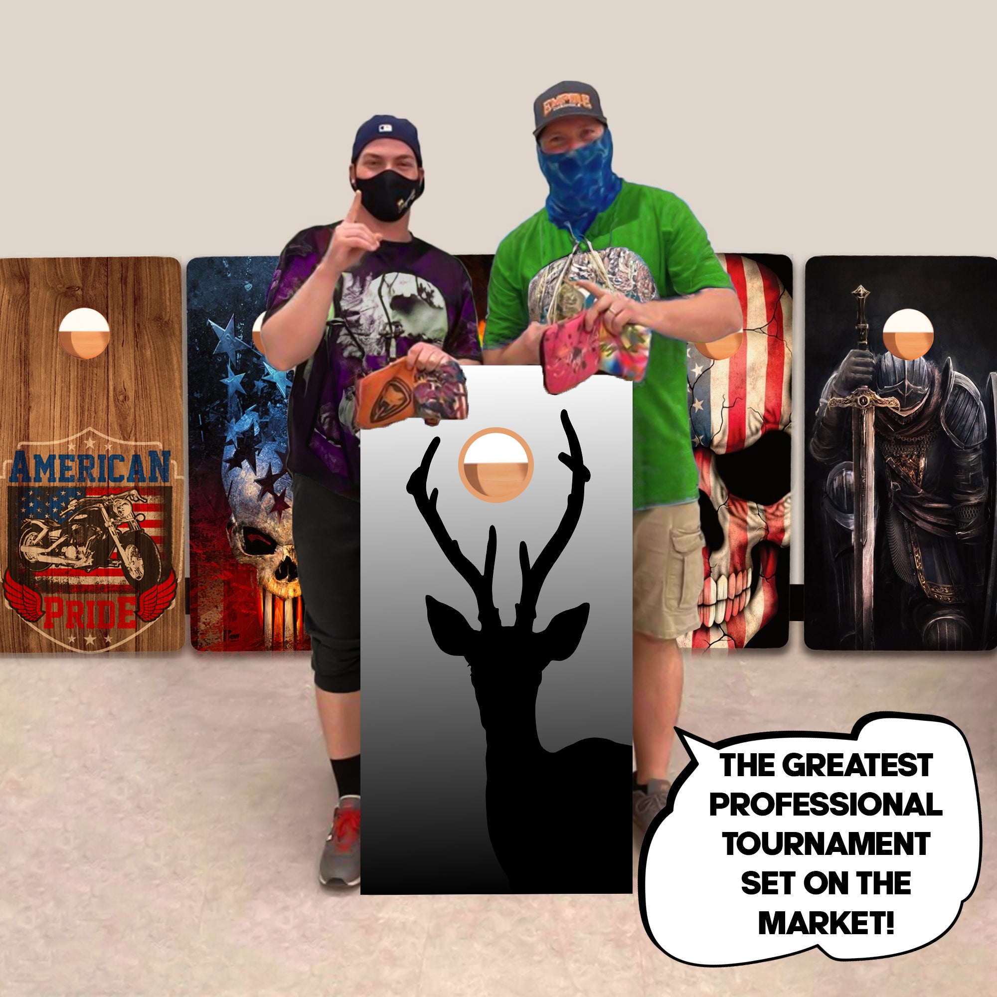 Black Deer Professional Cornhole Boards