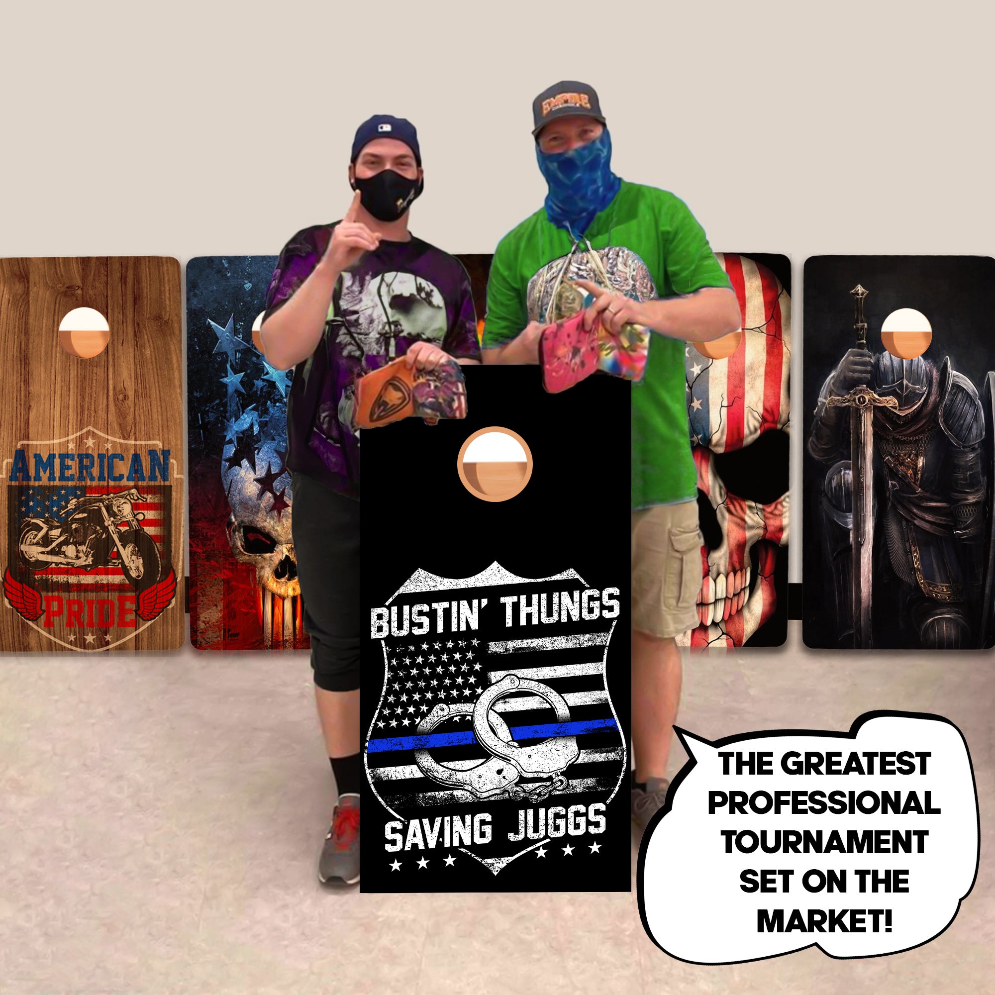 BUSTIN' THUNGS Professional Cornhole Boards