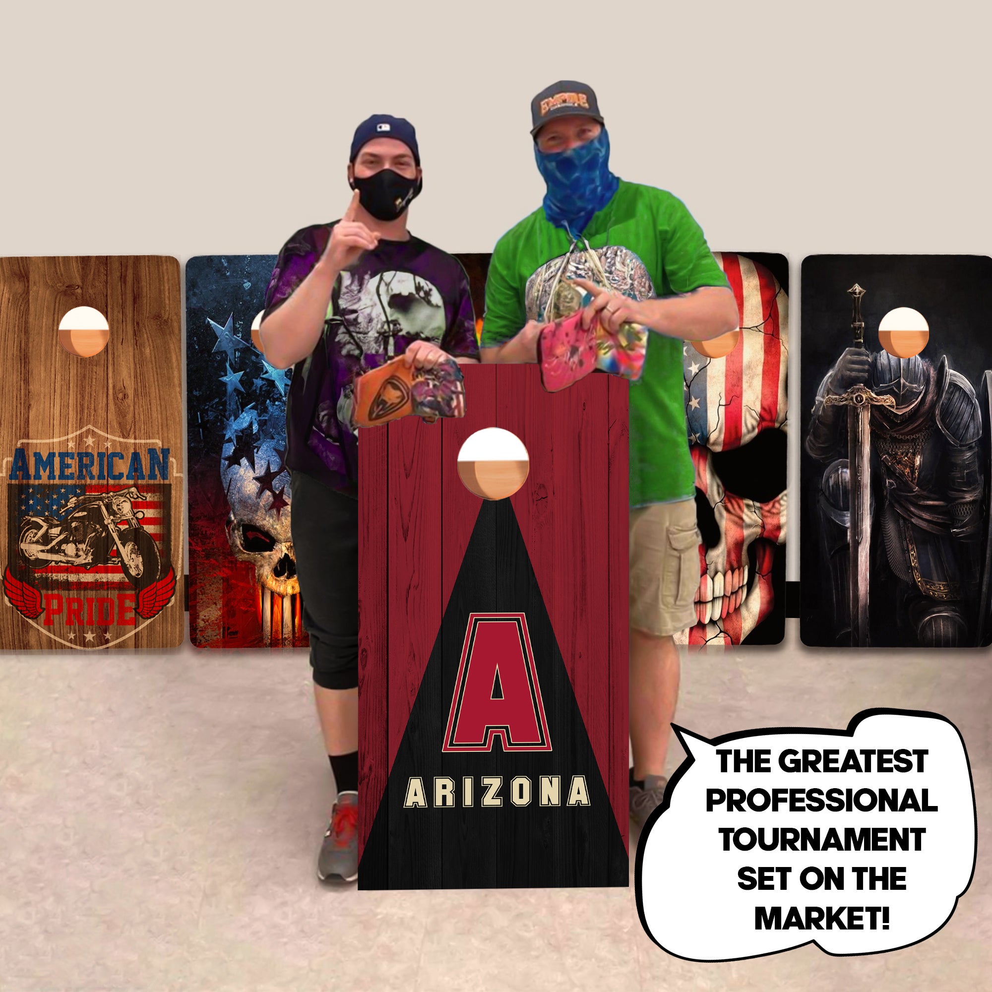 Arizona Baseball Professional Cornhole Boards