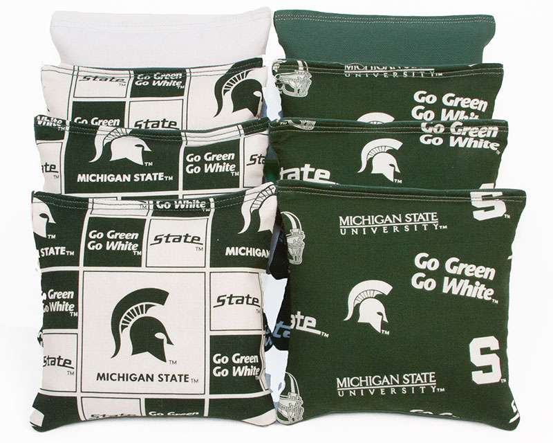 MICHIGAN STATE SPARTANS - Set of 8 Bags